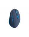 natec Mysz bezprzewodowa Siskin 2400DPI niebieska z cichym klikiem - nr 2