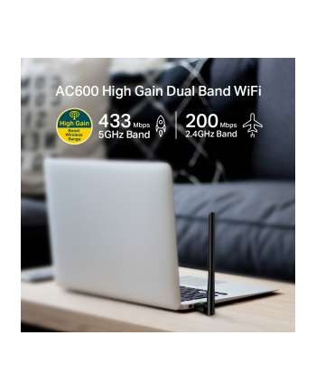 tp-link Karta sieciowa Archer T2U Plus USB WiFi AC600