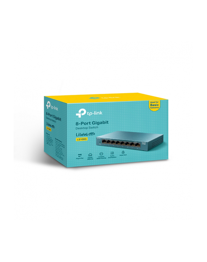 tp-link Przełącznik LS108G 8x1GbE LiteWave główny