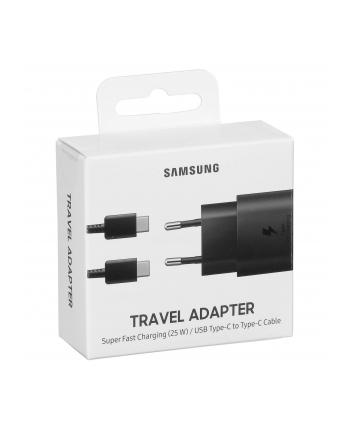 samsung Ładowarka sieciowa z szybkim ładowaniem PD USB C 25W czarna