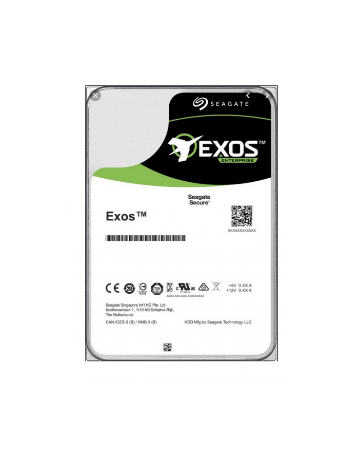 seagate Dysk Exos X16 14TB 4Kn SATA 3,5 ST14000NM001G główny