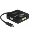 Delock Adapter USB-C > VGA / HDMI / DVI albo DP, czarny - nr 14