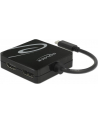 Delock Adapter USB-C > VGA / HDMI / DVI albo DP, czarny - nr 16