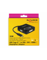 Delock Adapter USB-C > VGA / HDMI / DVI albo DP, czarny - nr 19