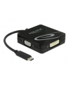 Delock Adapter USB-C > VGA / HDMI / DVI albo DP, czarny - nr 20
