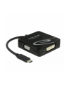 Delock Adapter USB-C > VGA / HDMI / DVI albo DP, czarny - nr 9