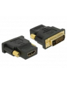 Delock adapter DVI-D(M)(24+1)->HDMI(F), czarny - nr 1