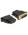 Delock adapter DVI-D(M)(24+1)->HDMI(F), czarny - nr 4