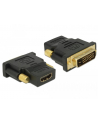 Delock adapter DVI-D(M)(24+1)->HDMI(F), czarny - nr 5