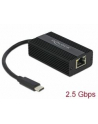 Delock Adapter USB Type-C™ (M) do 2.5 Gigabit LAN na kablu - nr 1