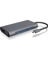 IcyBox Stacja dokująca USB Type-C, 3xUSB, HDMI 4k@30Hz, VGA, SD/microSD - nr 16