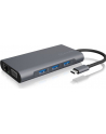 IcyBox Stacja dokująca USB Type-C, 3xUSB, HDMI 4k@30Hz, VGA, SD/microSD - nr 33