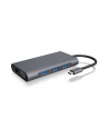 IcyBox Stacja dokująca USB Type-C, 3xUSB, HDMI 4k@30Hz, VGA, SD/microSD - nr 36