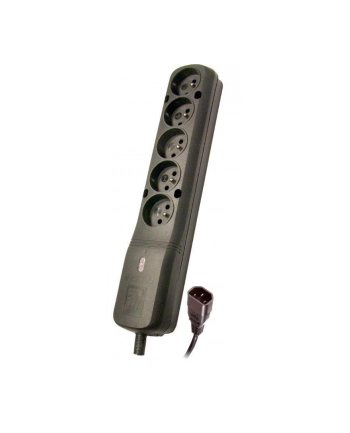 Lestar listwa zasilająca LZ-530BW IEC 320, 1.5m, czarna