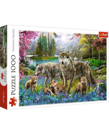 Puzzle 1000el Wilcza rodzina 10558 Trefl