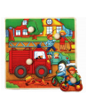Top Bright puzzle drewniane pinezki - Straż pożarna 17x17 7728 BRIMAREX - nr 1