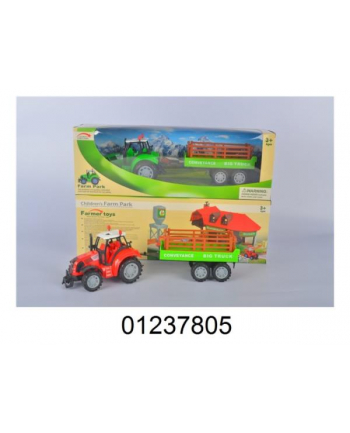 dromader Traktor z przyczepą w pudełku FA17-41
