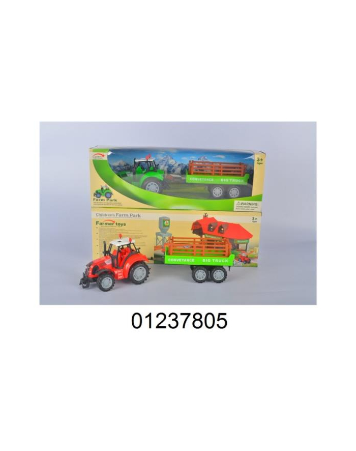 dromader Traktor z przyczepą w pudełku FA17-41 główny
