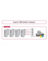 Delock 4-portowy przełącznik 4-Port USB 2.0 - nr 32