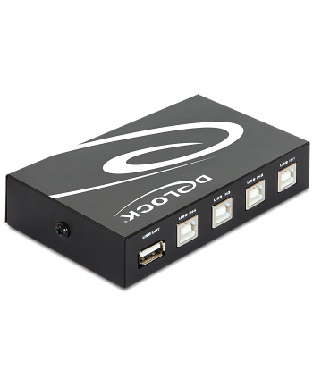 Delock 4-portowy przełącznik 4-Port USB 2.0