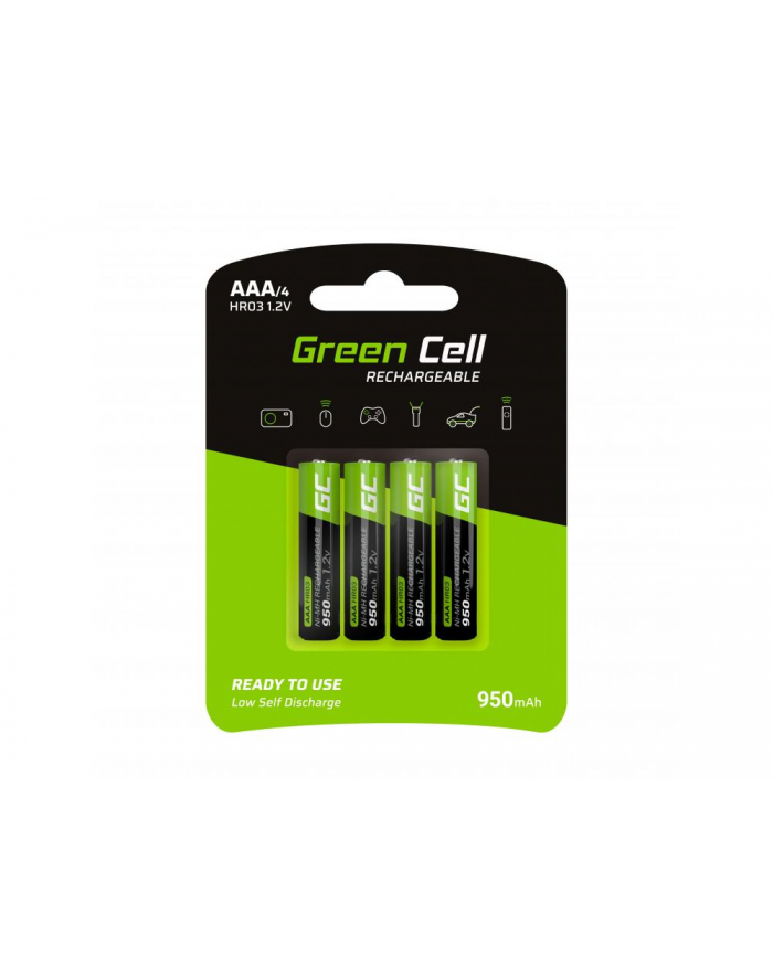 Green Cell 4x Akumulator AAA HR03 950mAh główny