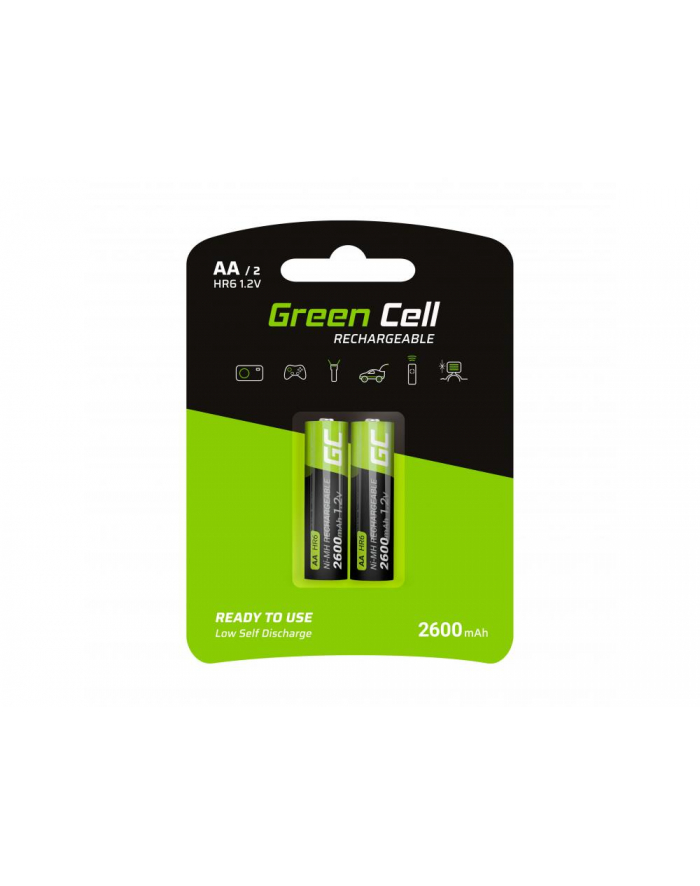 Green Cell 2x Akumulator AA HR6 2600mAh główny