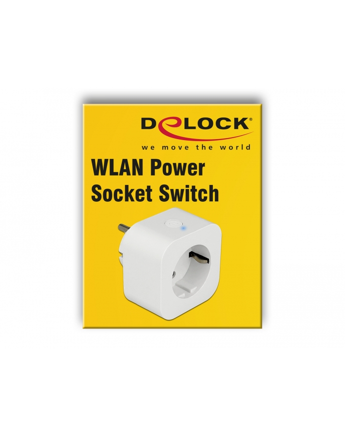 Delock Gniazdko SMART Home Plug WIFI 2,4GHz, 10A, MQTT główny