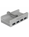 Delock HUB zewnętrzny 4-portowy USB 3.0 ze śrubą mocującą - nr 22