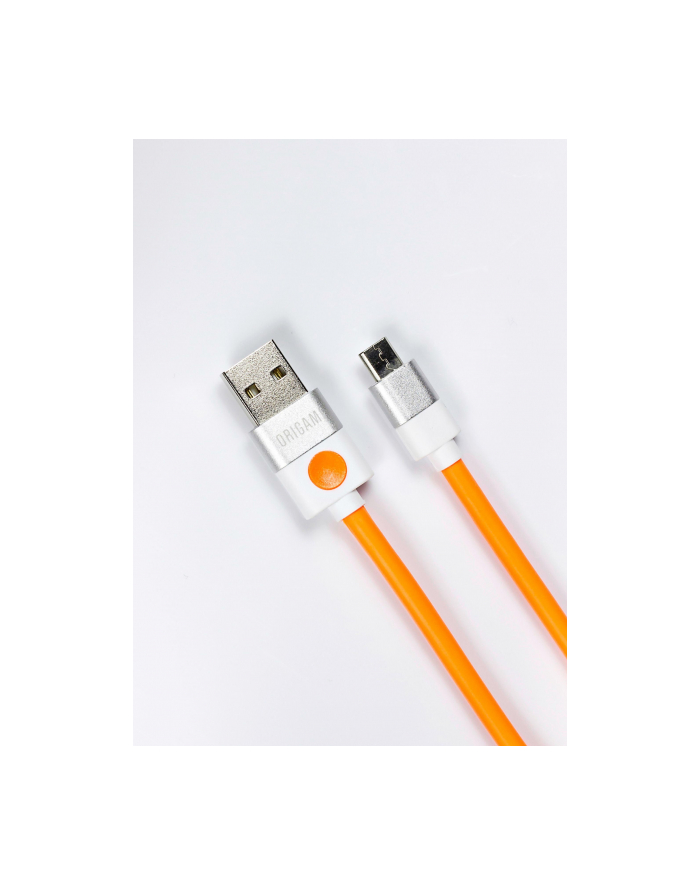 lark Kabel USB do Micro USB Origami 1m pomarańczowy główny