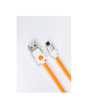 lark Kabel USB do Micro USB Origami 2m pomarańczowy
