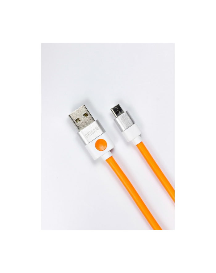 lark Kabel USB do Micro USB Origami 2m pomarańczowy główny