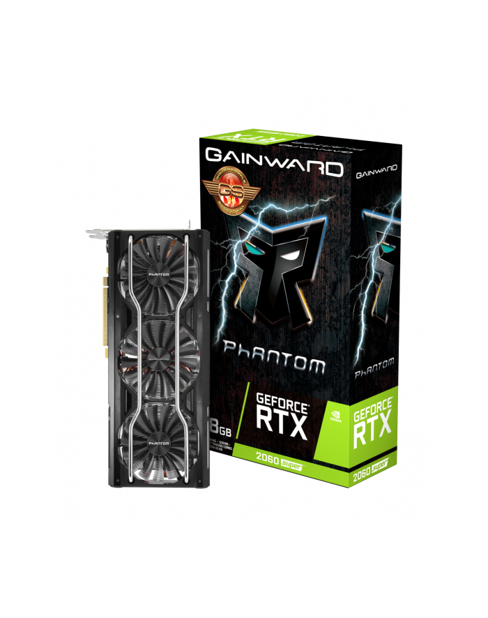 Gainward GeForce RTX 2060 Super Phantom GS, 8GB GDDR6, 3xDP, HDMI główny