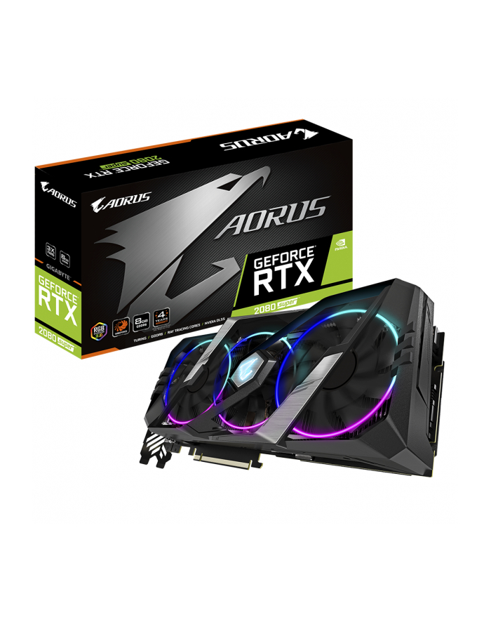 Gigabyte AORUS GeForce RTX 2080 SUPER 8G, 8GB GDDR6, 3xDP, 3xHDMI główny