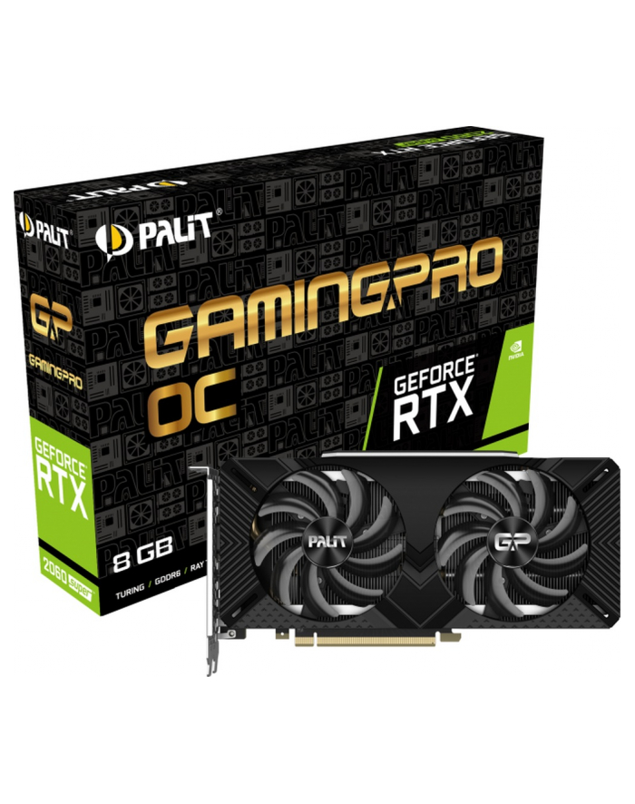 palit xpertvision PALIT GeForce RTX 2060 SUPER GamingPro OC, 8GB GDDR6, DP, HDMI główny