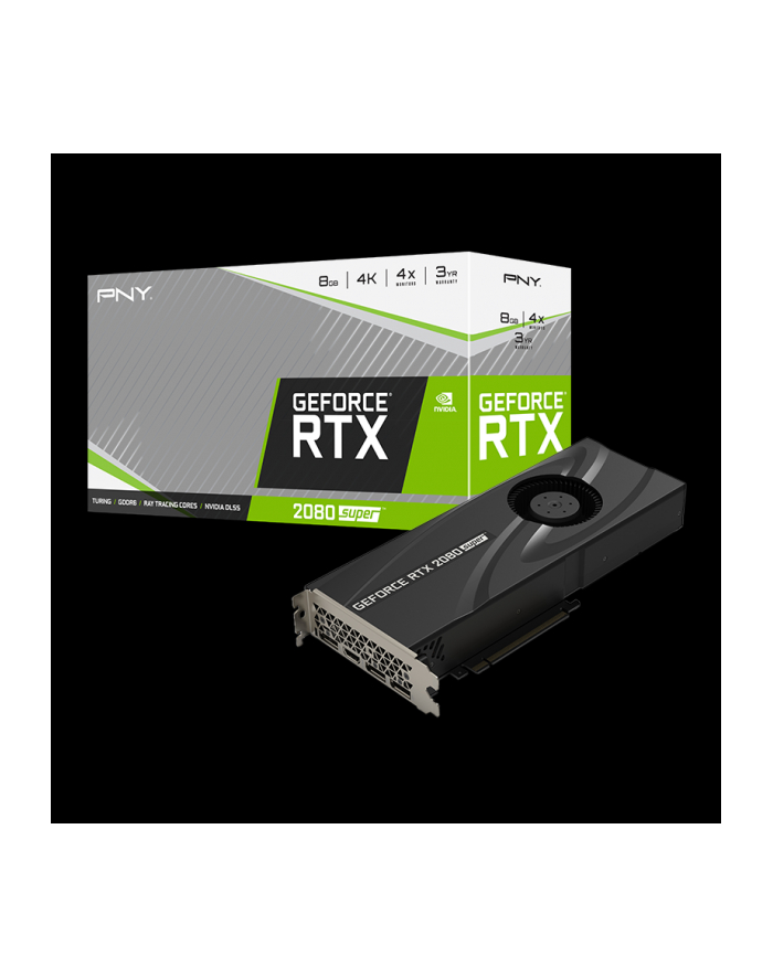 pny technologies europe PNY GeForce RTX 2080 Super Blower, 8GB GDDR6 (256 Bit), HDMI, 3xDP główny