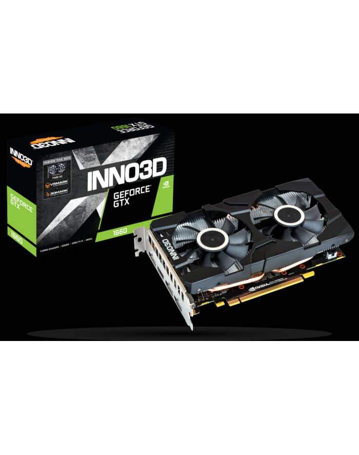 INNO3D GeForce GTX 1660 TWIN X2, 6GB GDDR5, HDMI, 3xDP główny