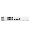 QNAP QSW-308-1C, 8x1GbE, 3x10Gb SFP+ ports, shared 1x10GbE BASE-T - nr 16