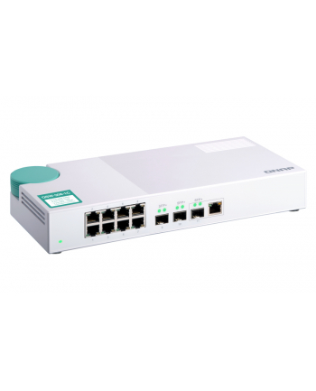QNAP QSW-308-1C, 8x1GbE, 3x10Gb SFP+ ports, shared 1x10GbE BASE-T