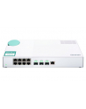 QNAP QSW-308-1C, 8x1GbE, 3x10Gb SFP+ ports, shared 1x10GbE BASE-T - nr 38