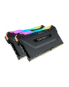 Corsair VENGEANCE RGB PRO, 16GB (2 x 8GB), DDR4, DRAM, 3600MHz, C18, Black - nr 8