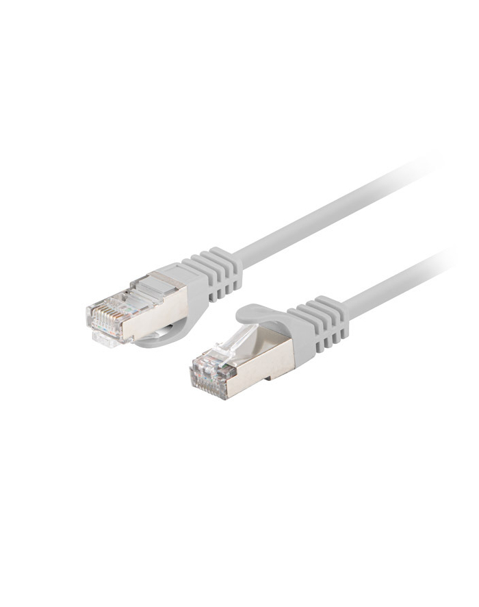 Lanberg Patchcord RJ45 cat.6 FTP 0.25m szary główny