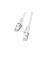 Lanberg Patchcord RJ45 cat.6 FTP 0.25m biały - nr 1