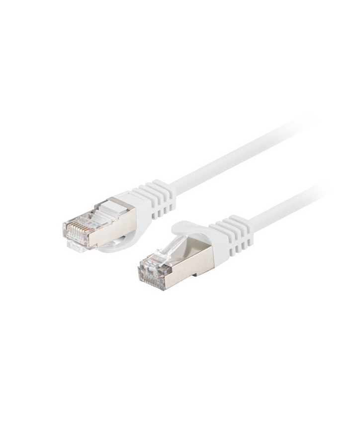Lanberg Patchcord RJ45 cat.6 FTP 0.25m biały główny
