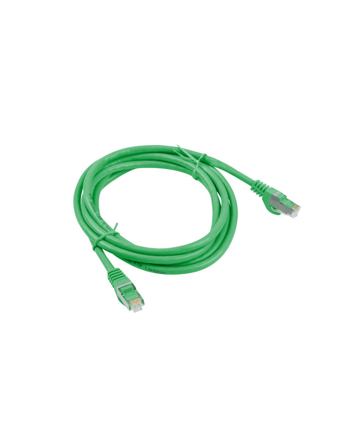 Lanberg Patchcord RJ45 cat.6 FTP 0.5m zielony główny