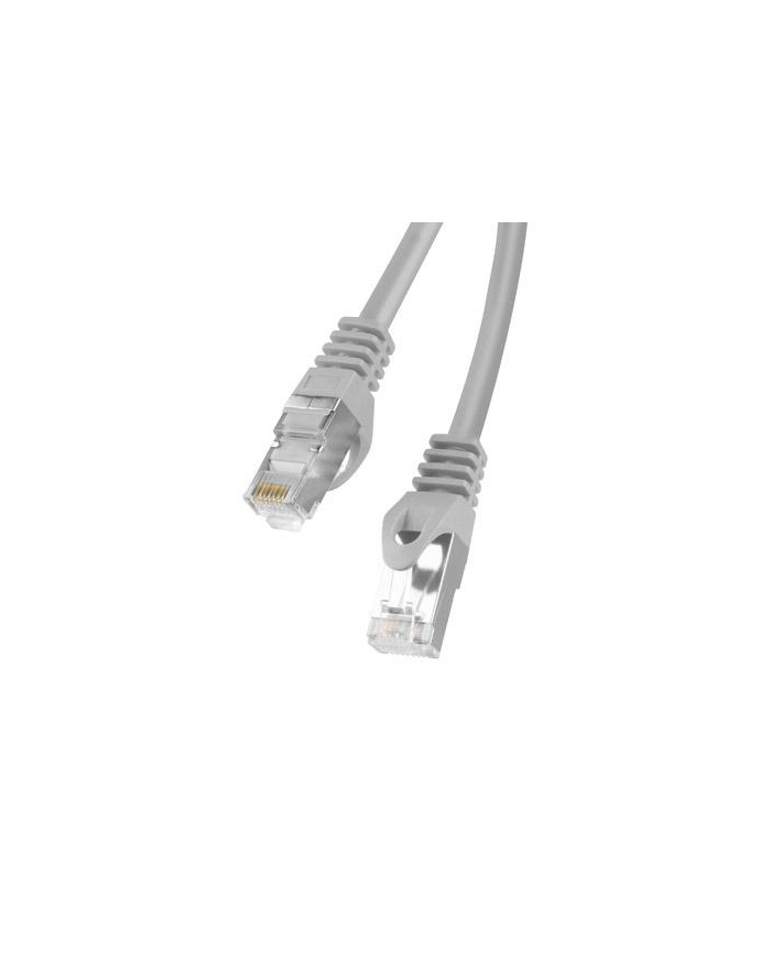 Lanberg Patchcord RJ45 cat.6 FTP 1m szary główny