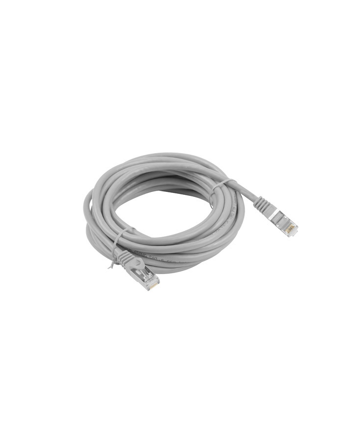 Lanberg Patchcord RJ45 cat.6 FTP 5m szary główny