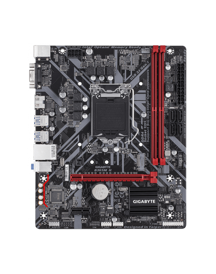 Gigabyte B365M H, LGA 1151, DDR4, PCIe Gen3 x4 M.2, HDMI, D-Sub główny