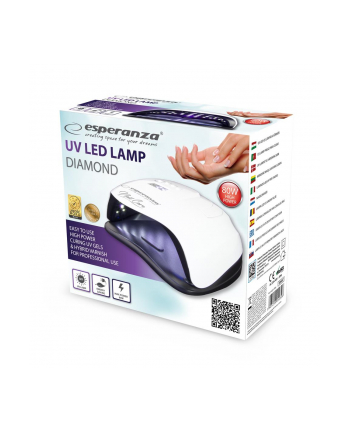 ESPERANZA EBN007 DIAMOND - Lampa UV do paznokci żelowych, hybrydowych 80W nr 1
