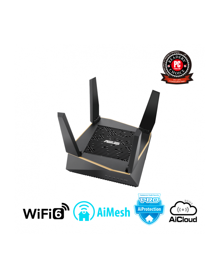 ASUS System Wi-Fi AX6100 RT-AX92U 4LAN 2USB AiMesh AX6100 WiFi System - Single Pack główny