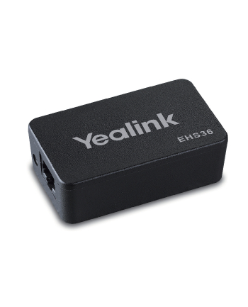 Yealink Adapter do zdalnego odbioru połączeń z bezprzewodowych zestawów słuchaw.
